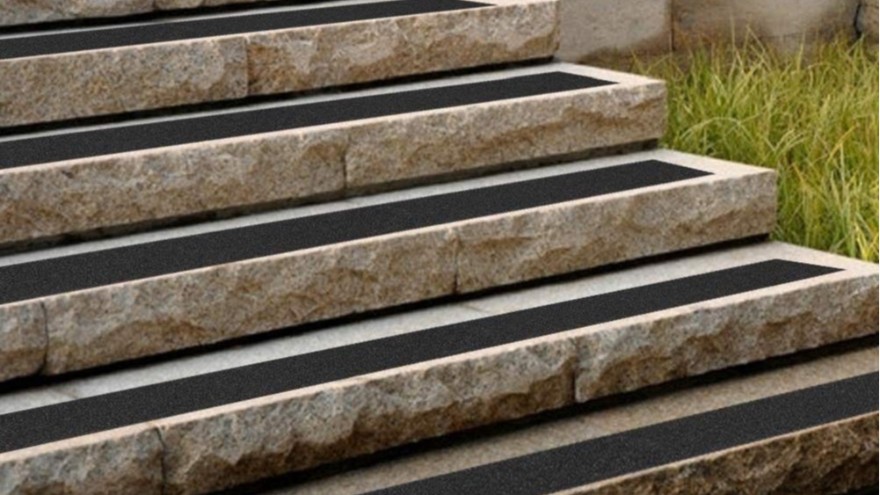 室外臺階防滑膠帶，讓人們安心的行走！